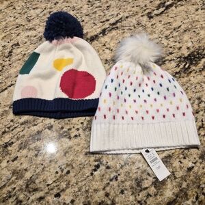 Hanna Andersson Kids Hats - Multicolor and White